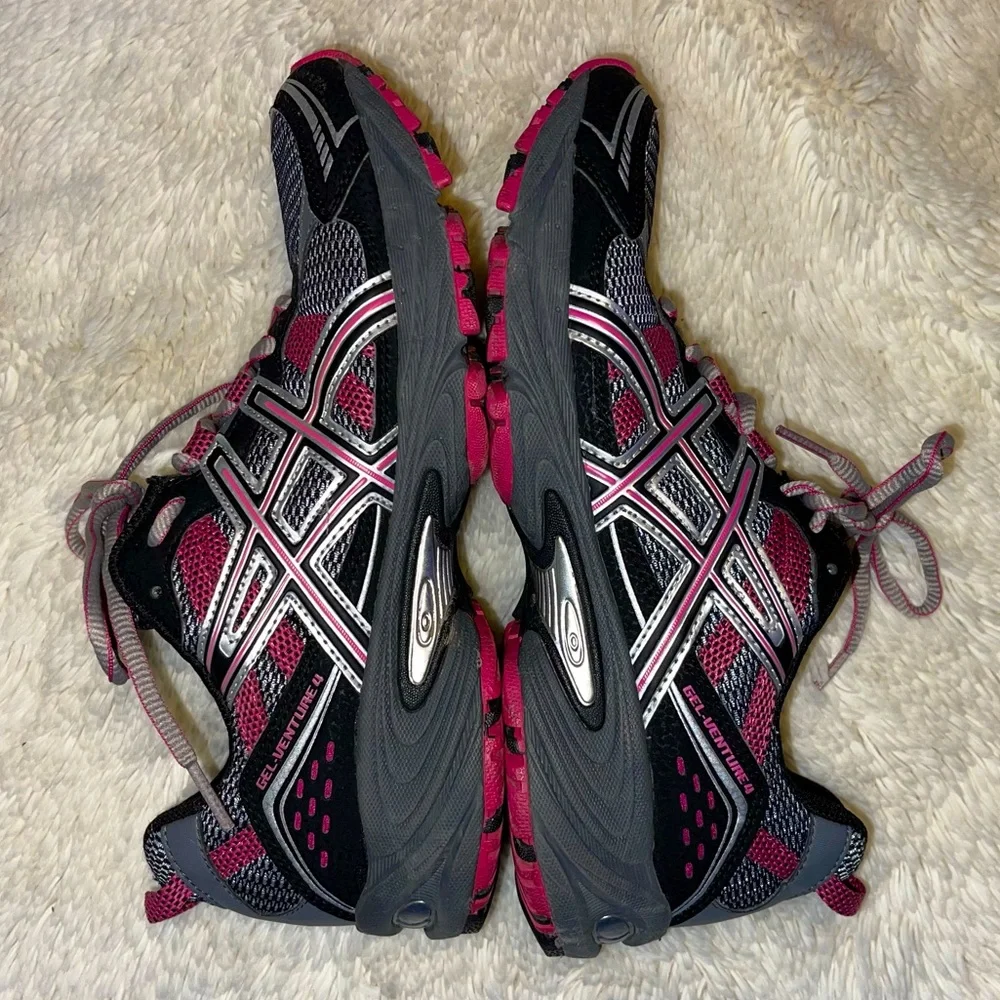 ASICS GEL VENTURE LADIES RUNNING SHOES SIZE 7 - Picture 6 of 9